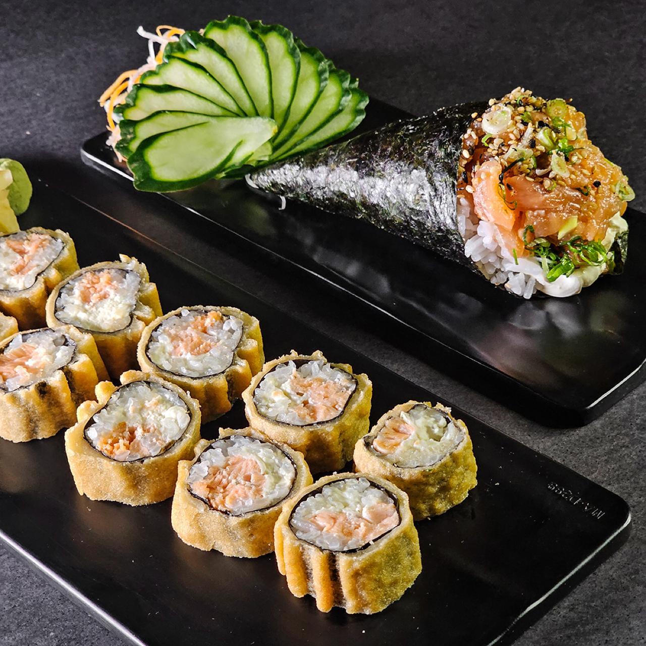 Combo Temaki Filad + Porção de Hot Filad