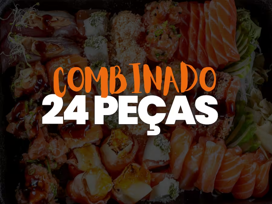 Combinado Salmão 24 Peças
